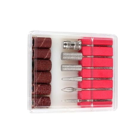 Nail drill bit set, 6 Pcs